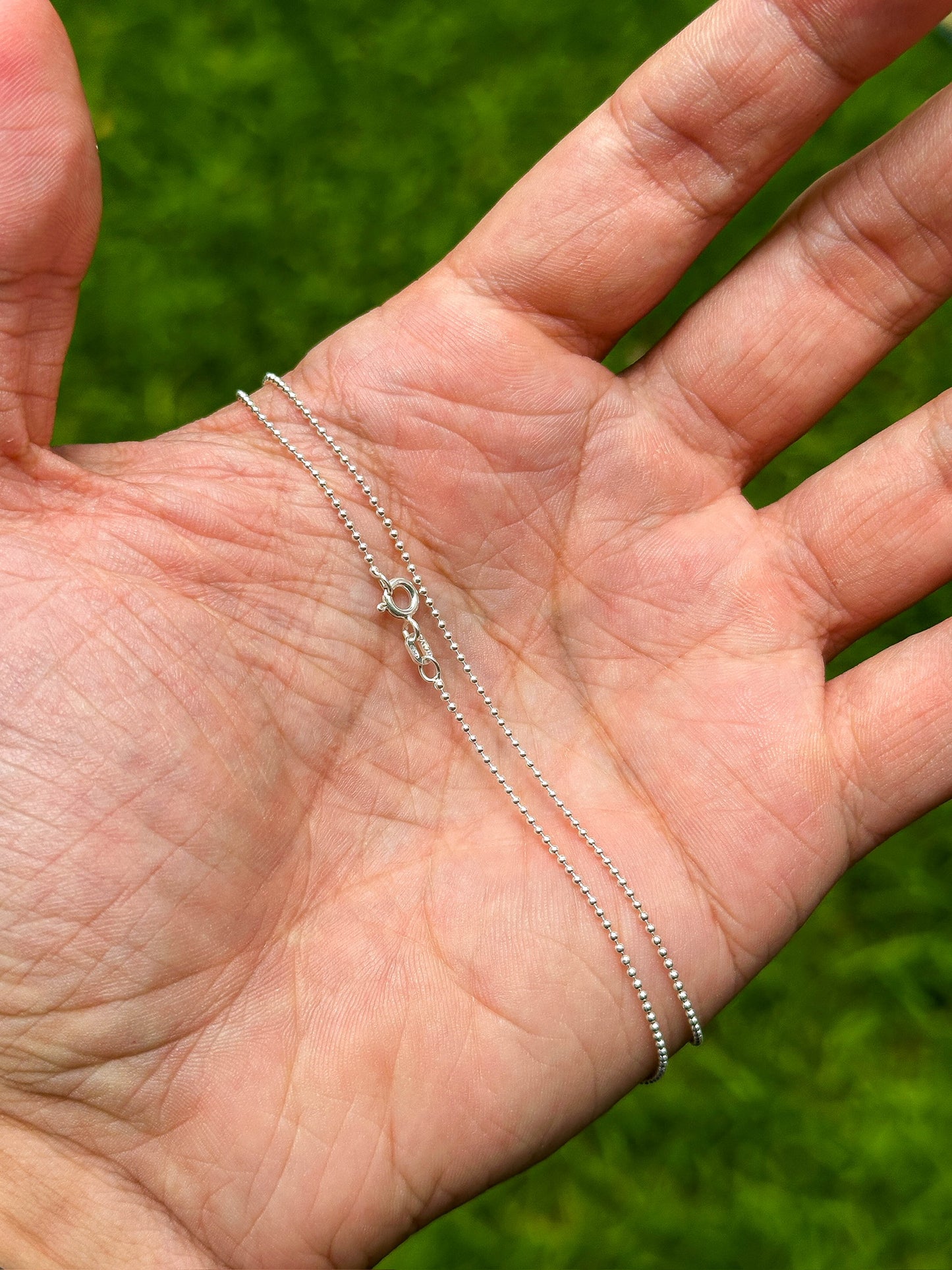 Cadena estilo eslabones en plata
