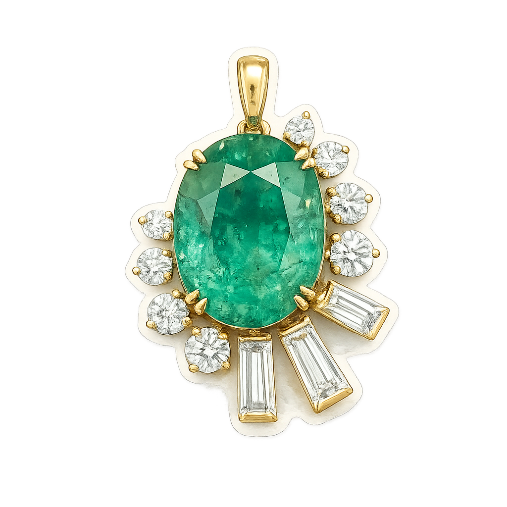 Gem drop #2: Esmeralda colombiana en corte oval
