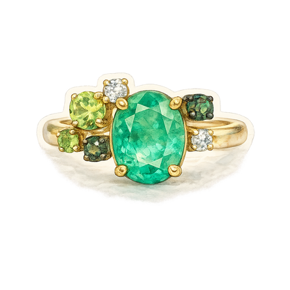 Gem drop #2: Esmeralda colombiana en corte oval