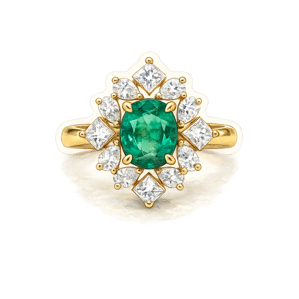 Gem drop #2: Esmeralda colombiana en corte oval