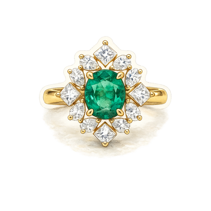 Gem drop #2: Esmeralda colombiana en corte oval