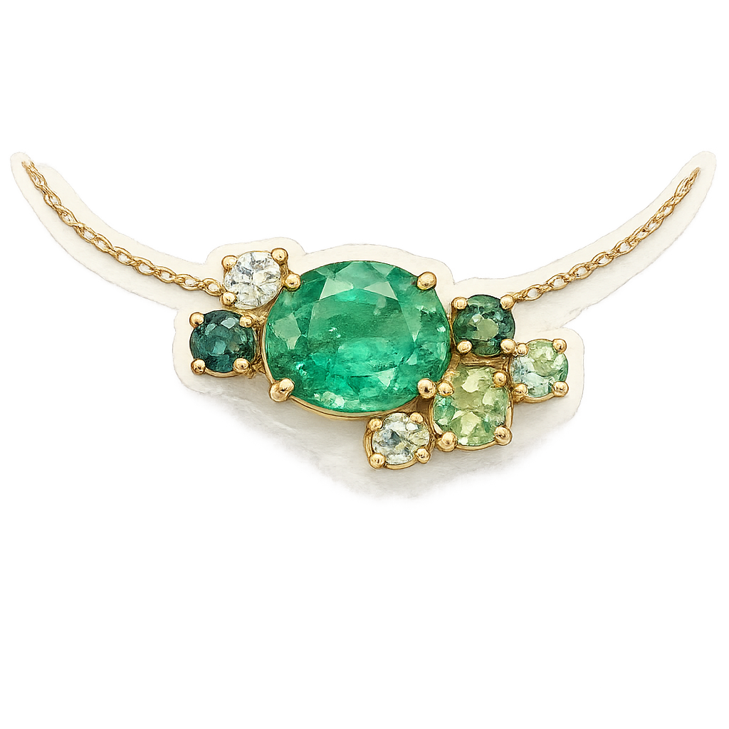 Gem drop #2: Esmeralda colombiana en corte oval