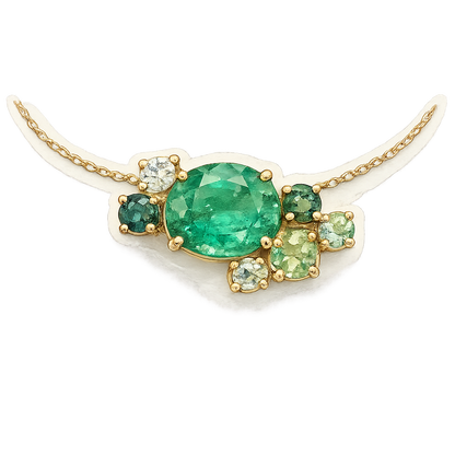 Gem drop #2: Esmeralda colombiana en corte oval