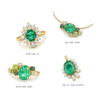 Gem drop #2: Esmeralda colombiana en corte oval